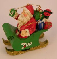 7Up SEVEN UP Christmas ORNAMENT #2 1992